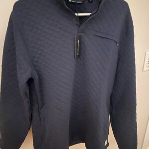 Travis Mathew Dark Blue Quilted Jacket